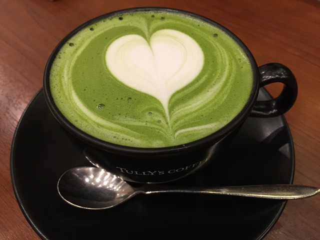 Zelené latté